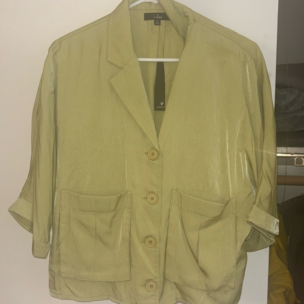 NWT Lulus lime green shirt Size Small